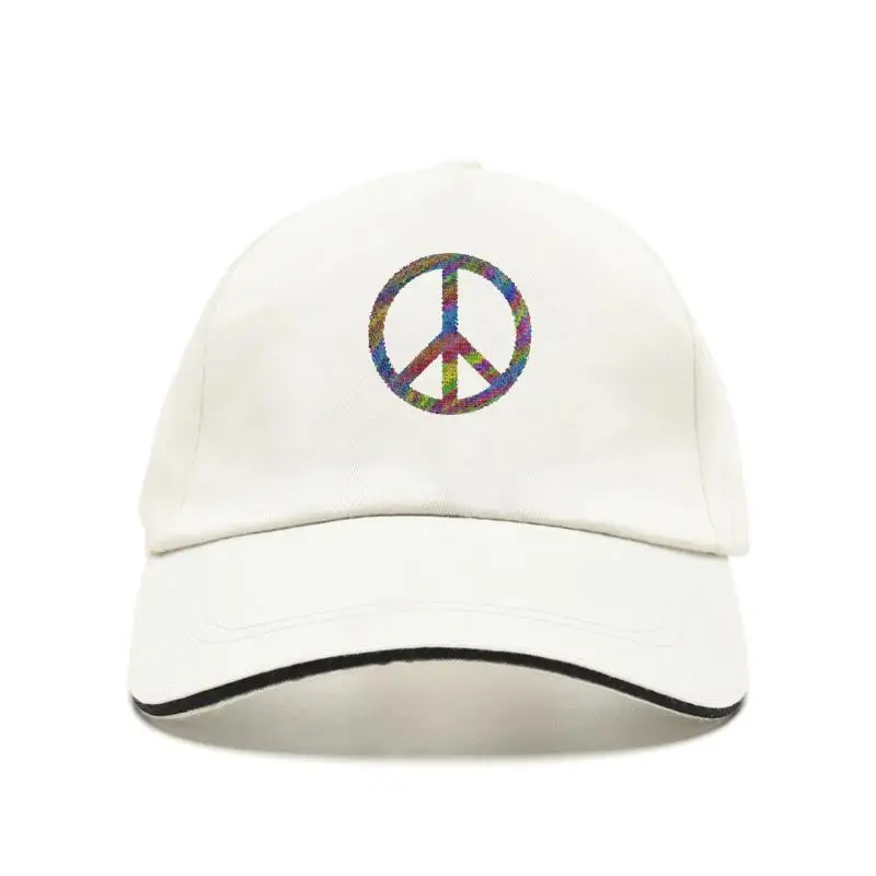 

Men Hat Psychedelic Prismatic Peace Sign cool Printed Baseball Cap Baseball Cap Bill Hats