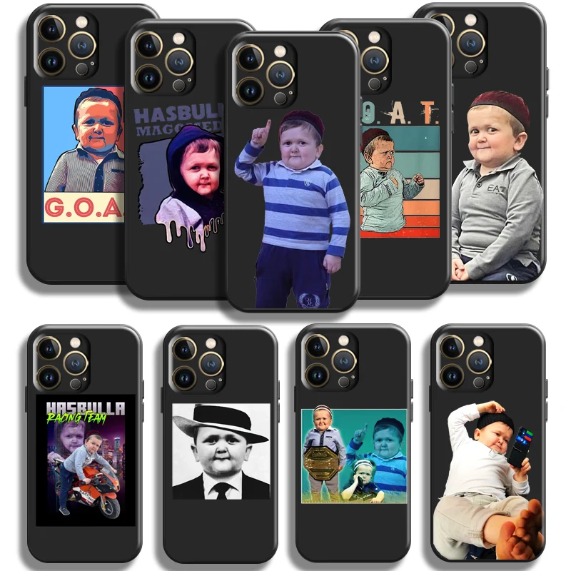 

Hasbulla Funny Cute Children For Apple iPhone 13 12 11 Pro Max Mini X XR XS Max SE 5 5s 6 6S 7 8 Plus Phone Case Carcasa