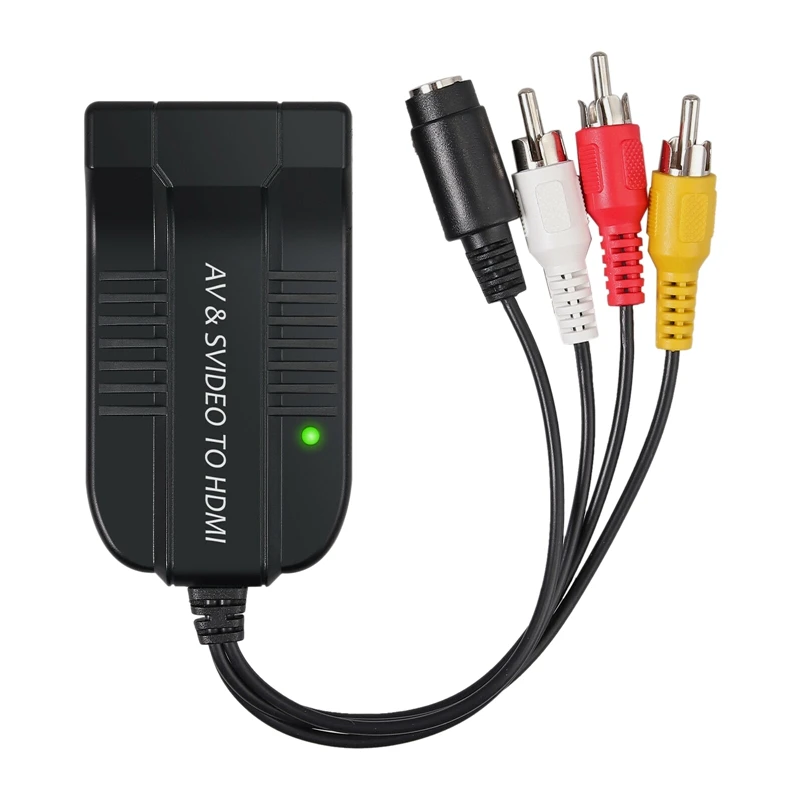 

Адаптер-конвертер NEW-AV в HDMI, композитный адаптер 3RCA в HDMI 1080P