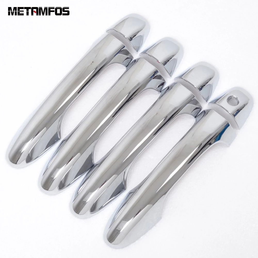 

For Toyota RAV4 RAV 4 2013-2015 2016 2017 2018 Chrome Side Door Handle Cover Trim Protection Cap Sticker Accessories Car Styling