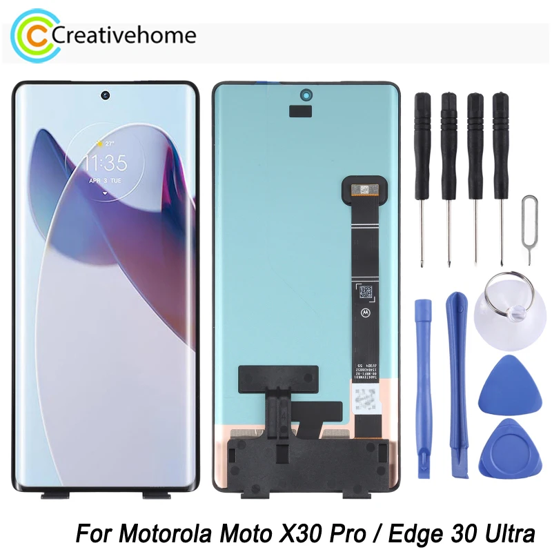 

Оригинальный ЖК-экран AMOLED для Motorola Moto X30 Pro / Edge 30 Ultra с дигитайзером, полная сборка, замена