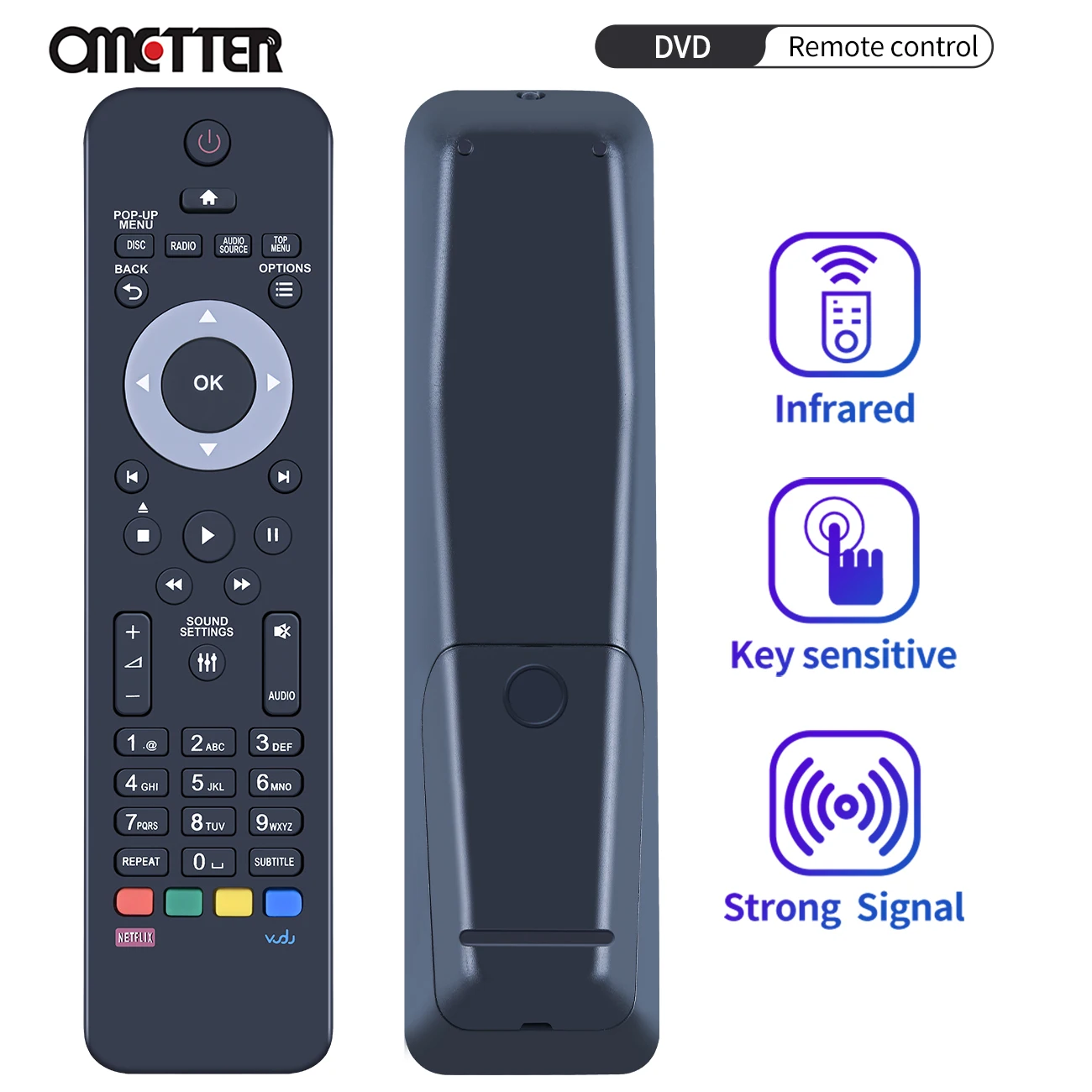 

Remote Control For Philips HTS3562 HTS3582 HTB3510 HTB3540 HTB3570 HTB5541DG HTB5571DG HTB5510D HTB5540D HTB5570D Home Theatre