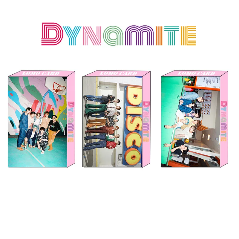 

30Pcs/Box Kpop Bangtan Boys Lomo Card Dynamite Postcard Photo Card Fashion Korean Group Poster Picture Fans Collection Gifts