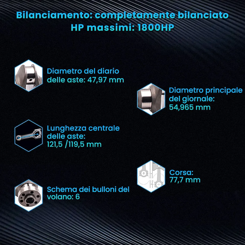 Рисунок 5 - Коленчатый вал для Nissan Skyline