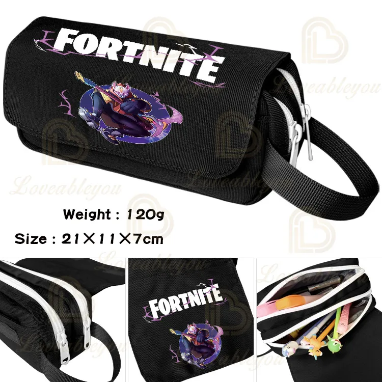 

Peely Llama Capacity Fortnite Pencil Stationery Case Victory Royale Hero Children's 3d Pen Box Kids Student Boys Girls Teen Bags