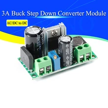 AC/DC to DC Buck Step Down Converter Module LM2596HV 3v 3.3V 5V 6V 9V 12V 15V 24V DC 5V-50V Adjustable Step-Down 3A Power Supply