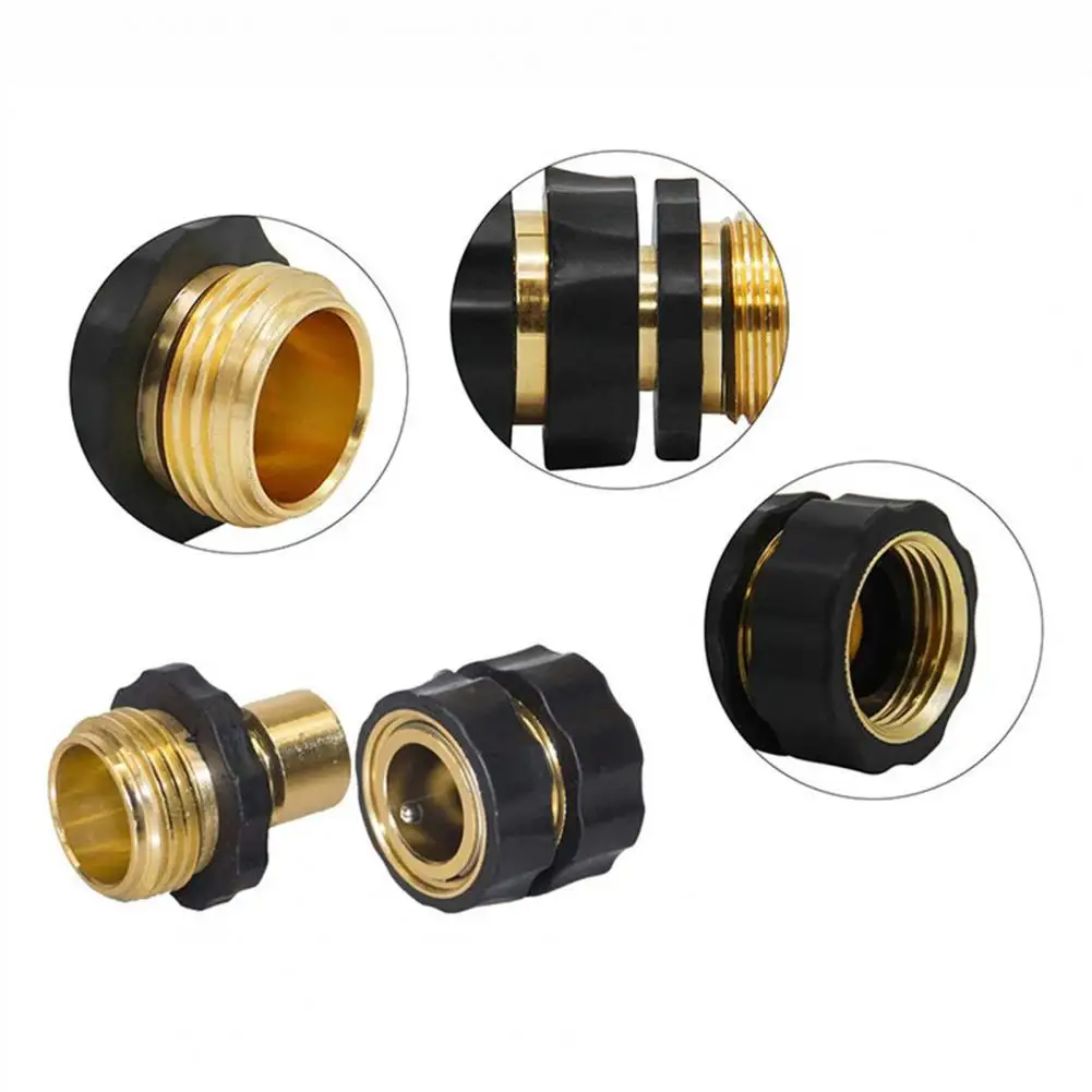 

Practical Water Pipe Connectors Leakproof Simple Installation Not Easily Deformed Water Hose Connectors Garden Accessories