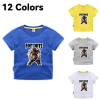 fortnite boys t shirt kids tops summer children clothes 3d print funny battle royale game graphics t shirt toddler girls top tee