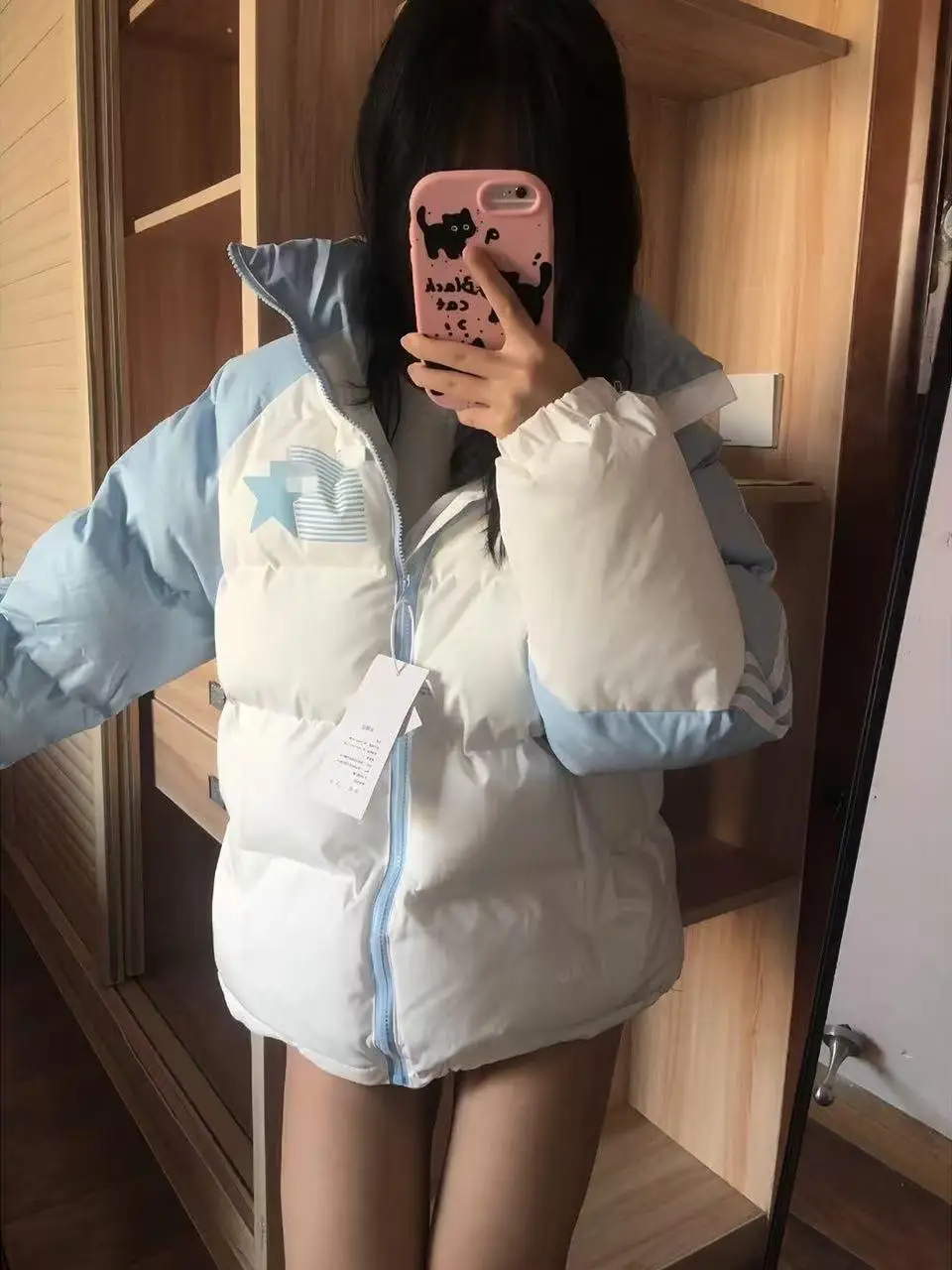 Американская винтажная куртка в полоску XINGX с хлопковой подкладкой верхняя