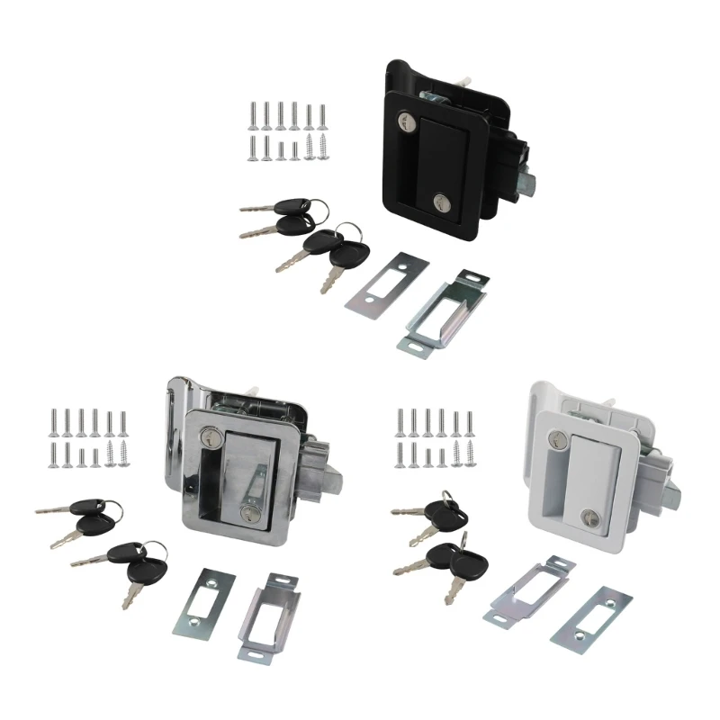 

Дверной замок для автофургонов, двойной замок для открытой двери, ручка защелки замка для входной двери в автофургоне для