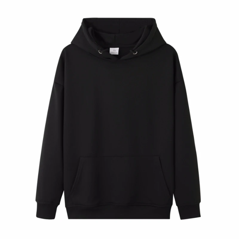 

Solid Y2k Kpop Hoodies Woman Black Fleece Sweatshirts Women Vintage Loose White Pink Pullovers Winter Autumn Tees Tops Clothes