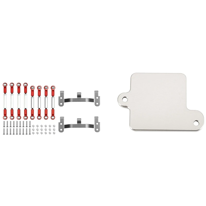 

Металлическая фиксирующая деталь рулевого механизма с обновленным металлическим тяговым стержнем, базовый кронштейн, для WPL B1 B14 B24 C14 1/16 RC Car