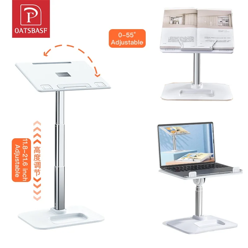 

OATSBASF Portable Laptop Stand for desk Adjustable Height Table Desk For Macbook Air Pro Xiaomi Tablet PC Cooling Notebook Stand