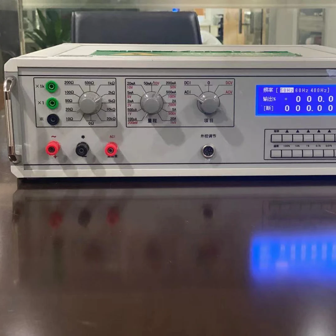

big current and big voltage multimeter calibrator instrument