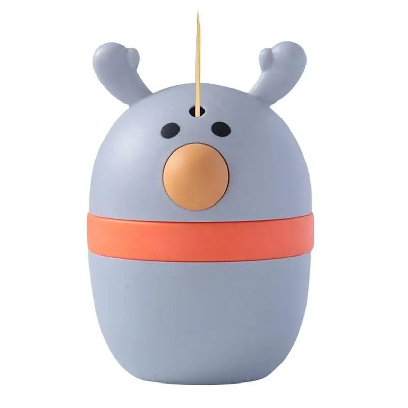 

Press Toothpick Box Automatic Toothpick Holder Dispenser Deer Shape Toothpick Dispenser Restaurant Toothpicks Container