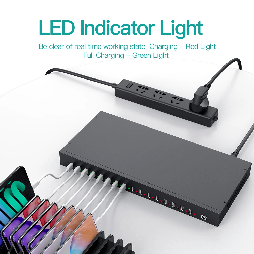 Sipolar A-165 16-портовый USB-концентратор для передачи данных и зарядки разветвитель