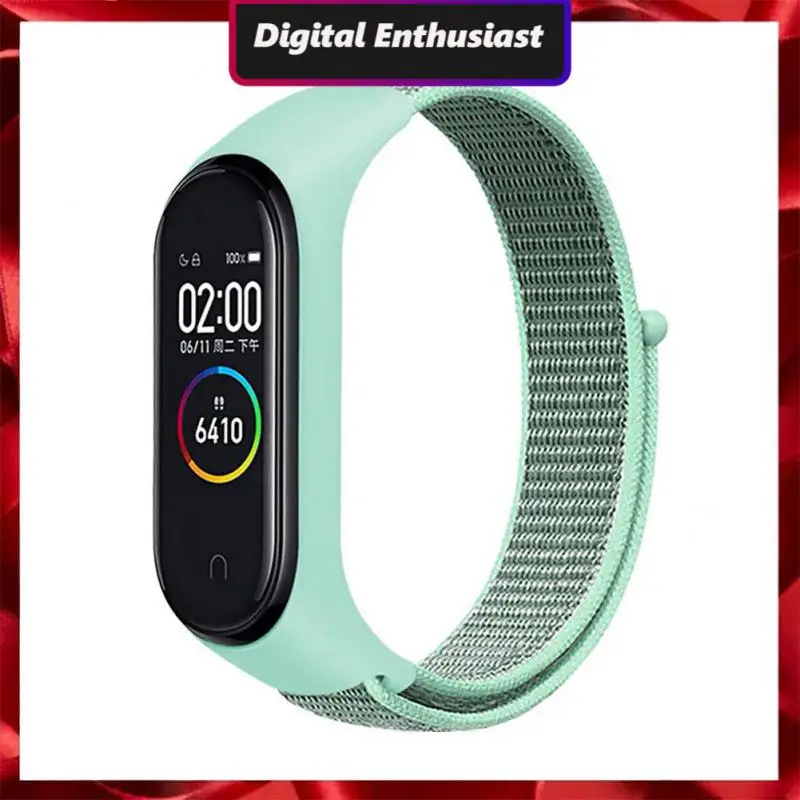 

Ремешок нейлоновый спортивный для наручных часов, дышащий спортивный браслет с петлей