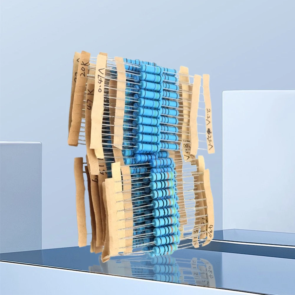 1300 шт. комплект металлопленочных резисторов 1R-3M набор сопротивления Ом в