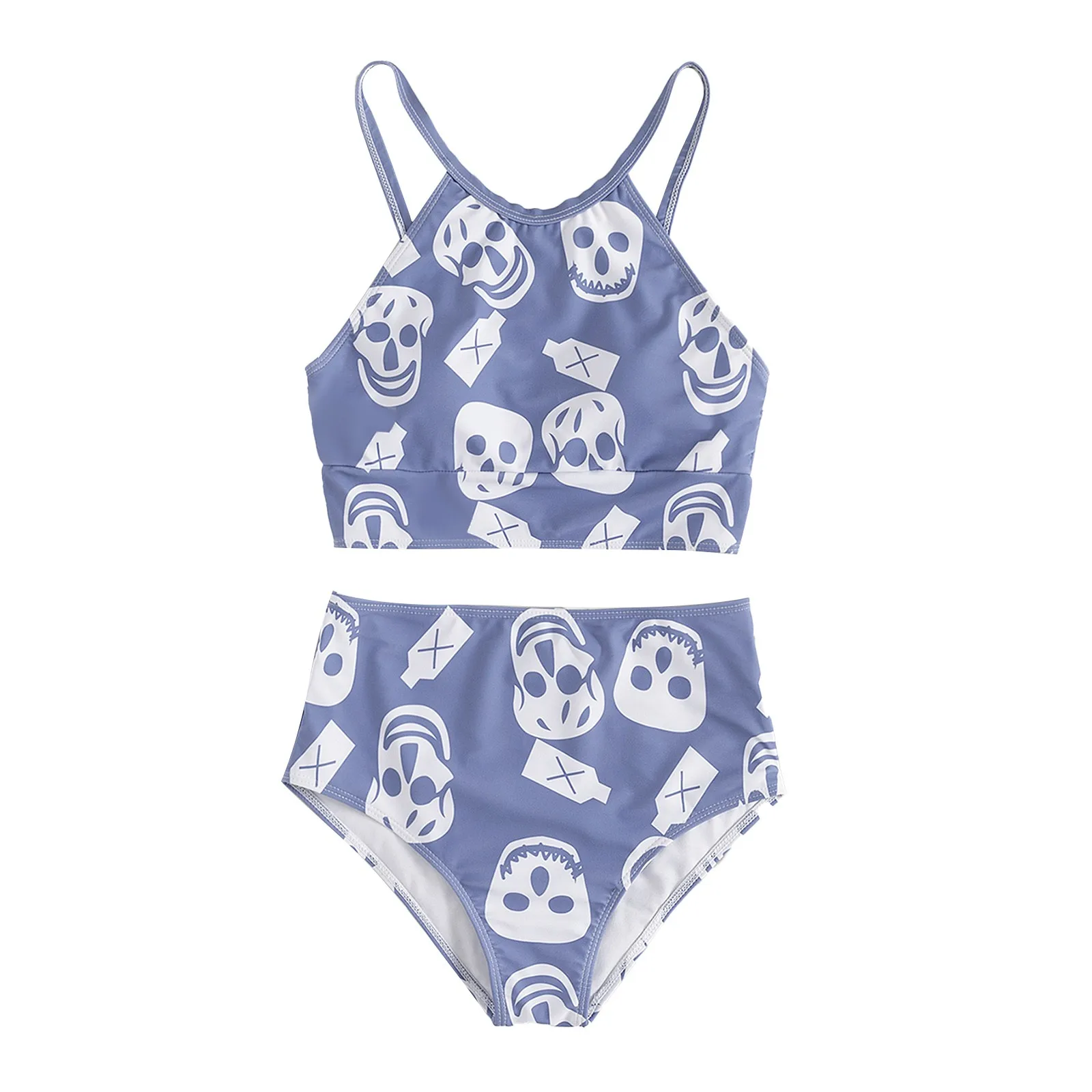 Женские регулируемые шорты для плавания с высокой талией и скрытой пуговицей |