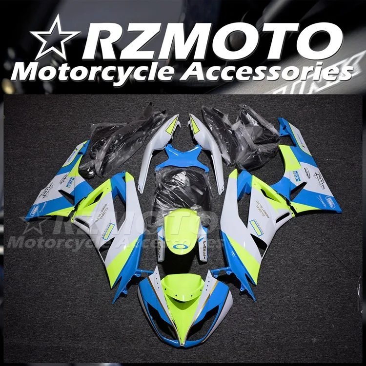 

Новый комплект обтекателей для мотоцикла ABS, подходит для Kawasaki Ninja ZX-6R ZX6R 636 599 2009 2010 2011 09 10 11 12, кузов небесно-голубого цвета