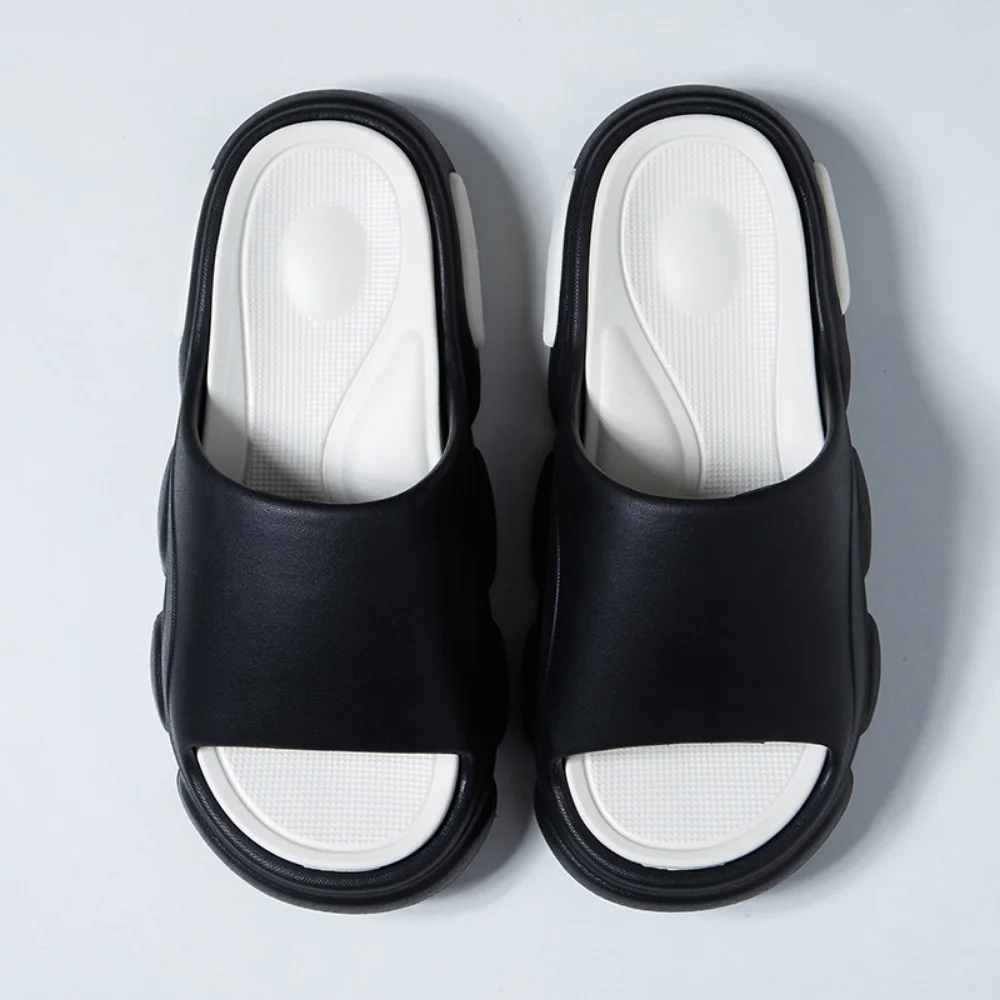 Women Shoes Platform Heels Letter Slides Sexy High Heel Sandals Women Beach Slippers Fashion Thick Bottom Designer