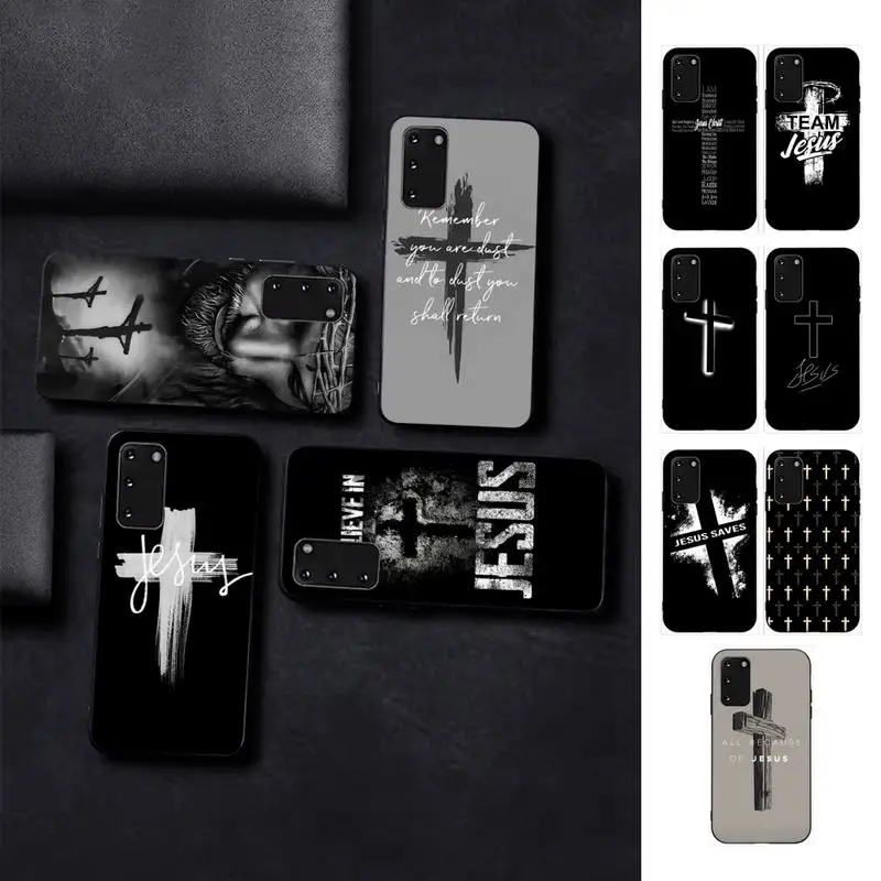 

Jesus Christ Cross Phone Case for Samsung S10 21 20 9 8 plus lite S20 UlTRA 7edge