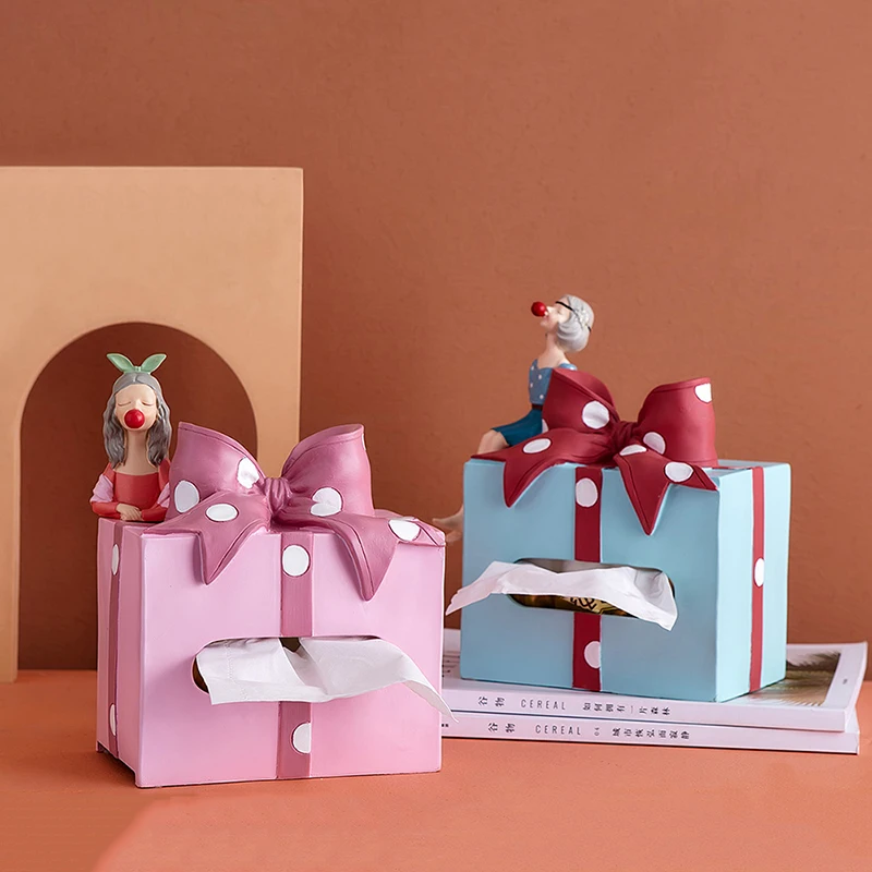 

Креативные коробки для салфеток, держатель для туалетной бумаги, Подарочная коробка, модель в скандинавском стиле, домашний декор, украшени...