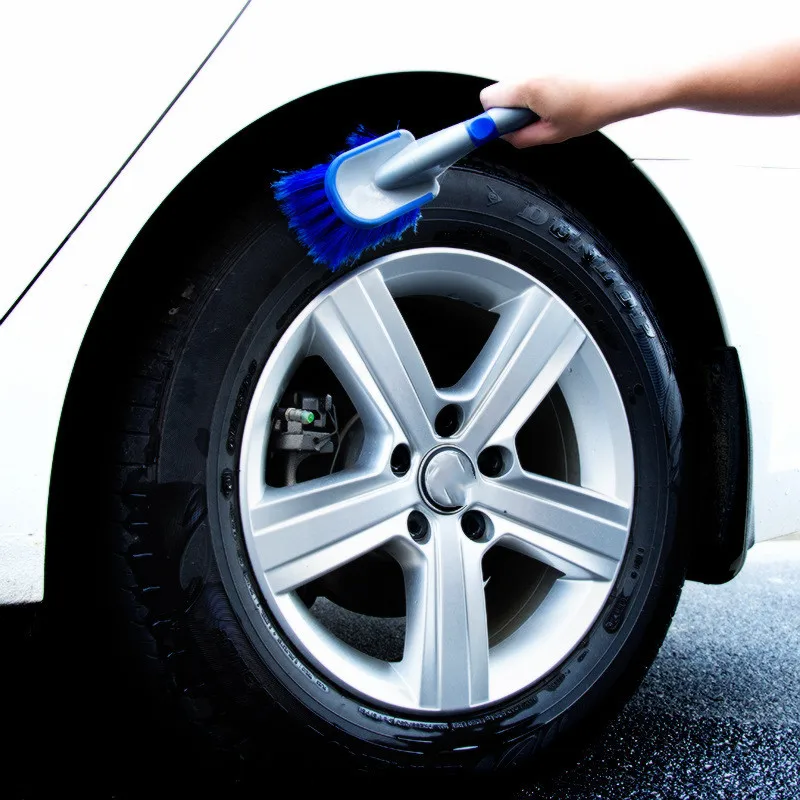 Car Wheel Soft Brush Tire Cleaner Cleaning Tool Blue For Detail Motorcycle Rim |