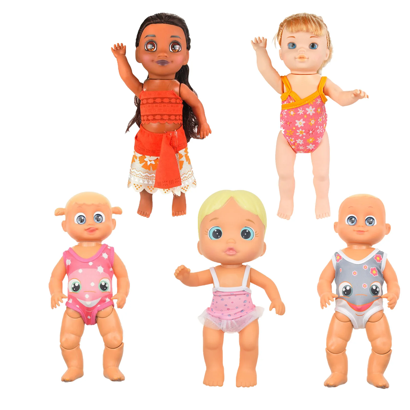

Swimming Babies Doll Wind Up Swimming Girl Toys Toddlers Electric Floating Water Bathtub Shower Toys Pool Bathtub Bath Time Wate
