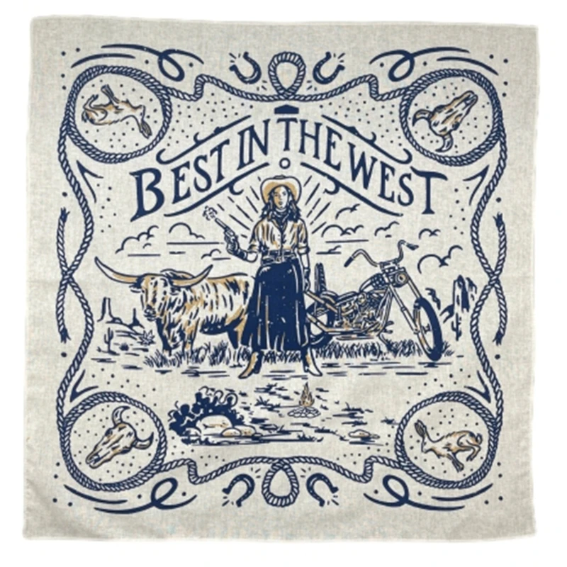 Платок в американском стиле хип-хоп удобный платок с завязкой на спине тюрбаны