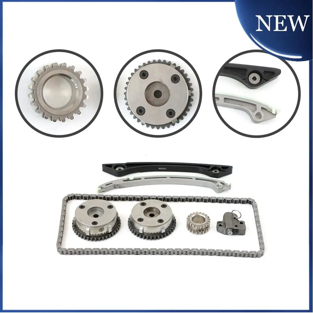 Новый комплект цепи синхронизации CJ5E6C524AD CJ5E6C525AD VVT для Land Rover Range Evoque Freelander Discovery 2 0