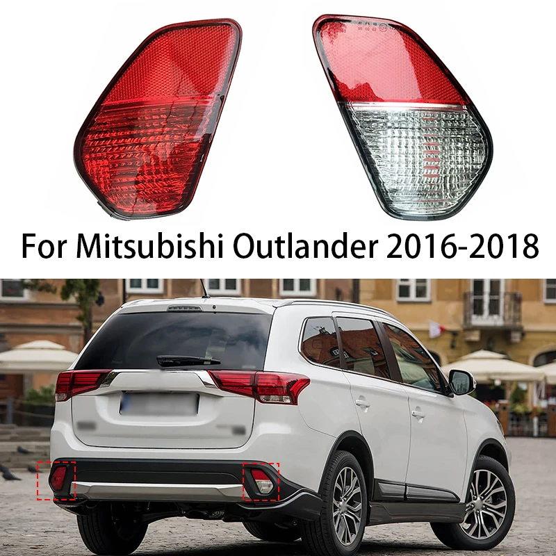 

Для Mitsubishi Outlander 2016 2017 2018, задний бампер, задняя противотуманная фонарь, задний отражатель, задняя фонарь, задняя фонарь 8337A137 8337A136