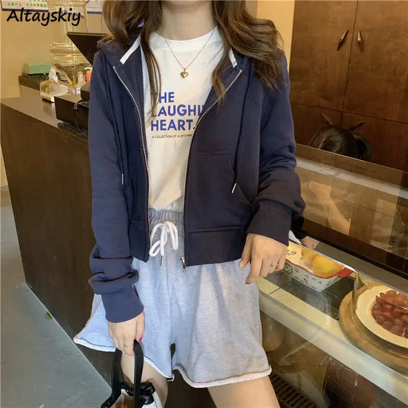 

Худи женское однотонное с капюшоном, элегантная повседневная модная уличная одежда в Корейском стиле, молодежная стильная ретро в стиле преппи, в стиле Харадзюку