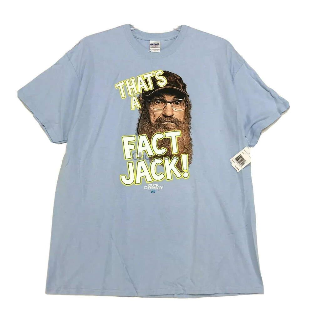 Футболка с изображением династии утка NWT Thats a Fact Jack SI Мужская футболка XL READ -