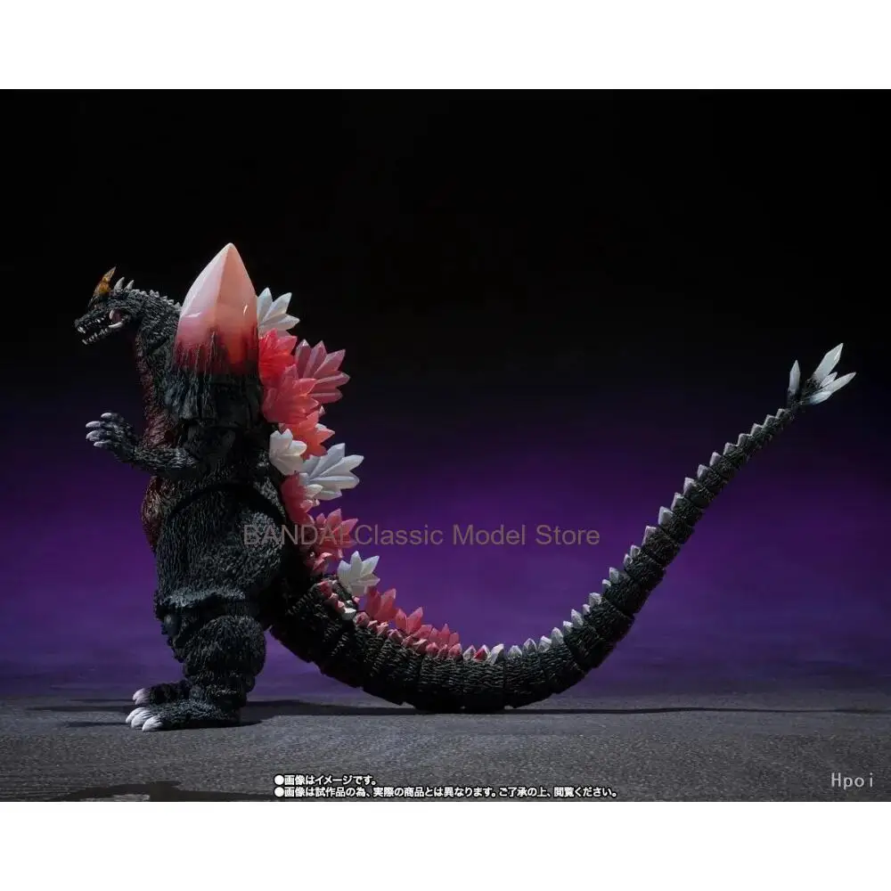 Фото S.H.MonsterArts Спейс-Годзилла: Версия решающей битвы в Фукуоке Коллекционная фигурка Crystal Spines из ПВХ и АБС-пластика, 16,5 см, подарок №5