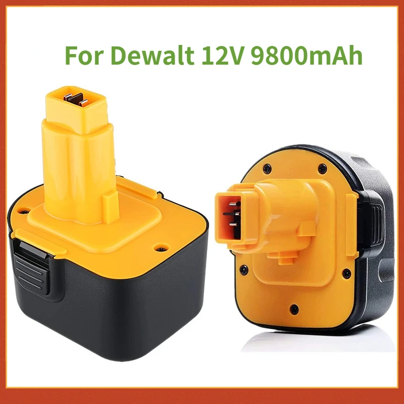 

2 Pack 9.8Ah Ni-Mh Replacement Battery Compatible with 12V Battery DC9071 DW9072 DW9071 DE9074 DE9037 DE9071 DE9072