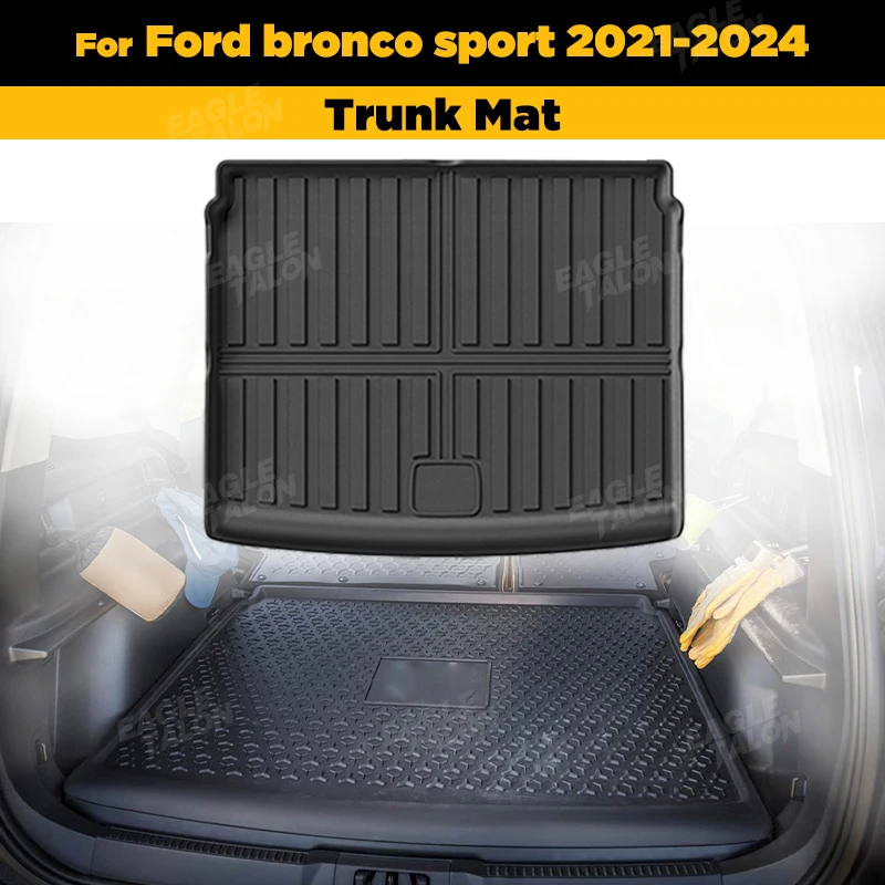 

Для Ford Bronco/Bronco Sport 2021-2024 2023 2022 TPE коврик для багажника коврик для спинки сиденья грузовой подкладка защитная накладка аксессуары для интерьера