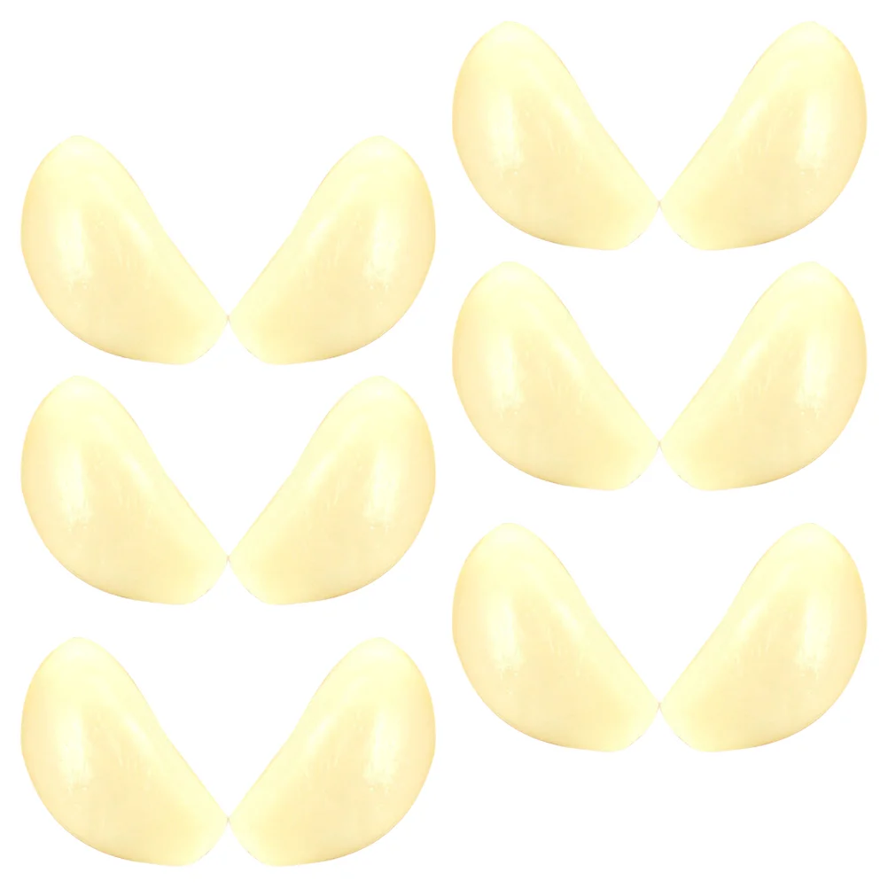 12 Pcs Artificial Garlic Vegetables Cloves Model Realistic Fake Decor Flakes Food