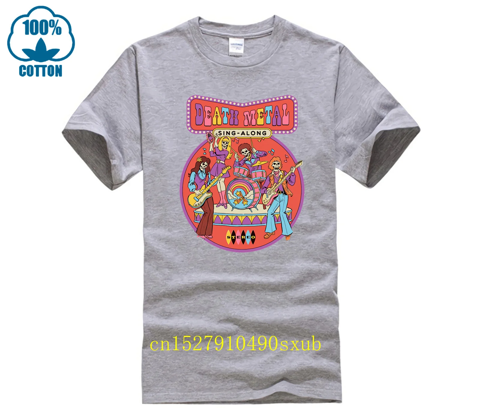 Children Print Rainbow Unicorn Death Metal T-shirts Kids Funny Summer Cute Clothes Casual Tops Baby Tees For BoysGirls