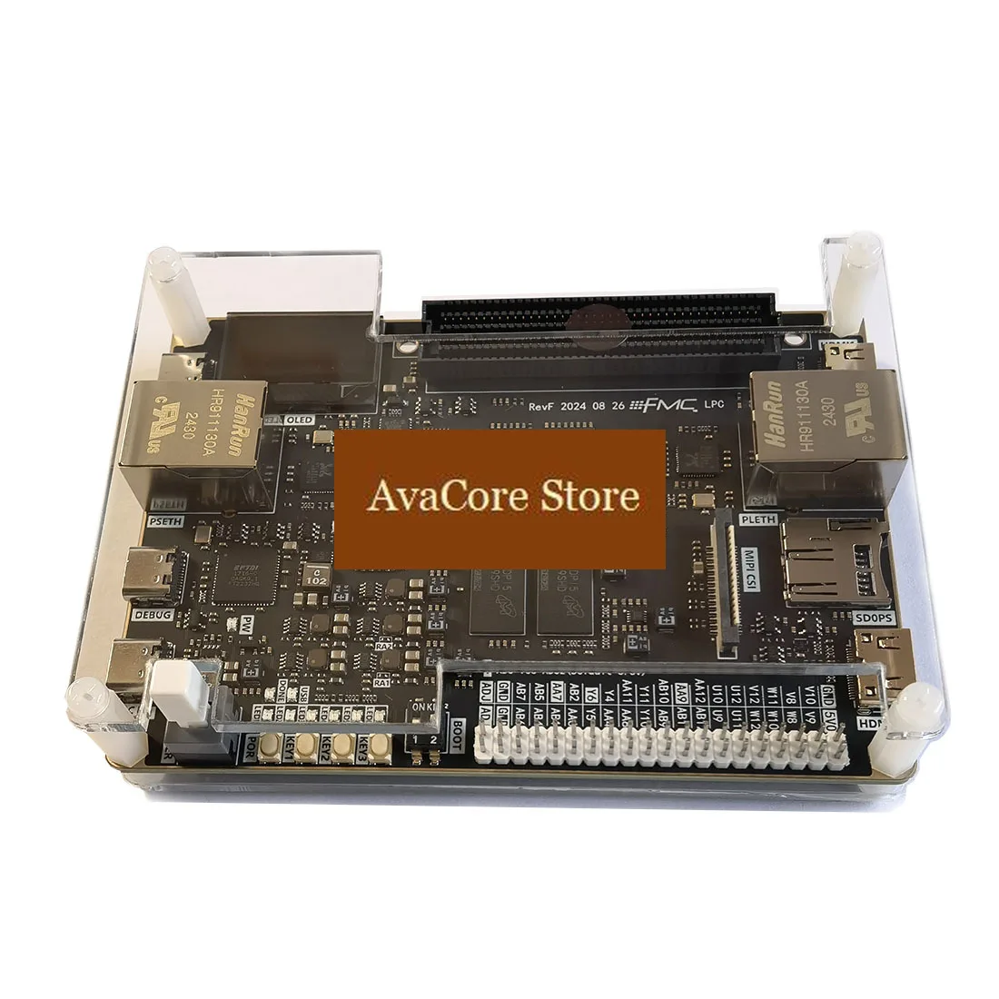Фото Плата разработки AvaCoreFPGA ZYNQ7000 XC7Z020, совместимая с Zedboard, с FMC, LPC, двумя гигабитными портами Ethernet, двумя HDMI-выходами, SD и гироскопом. №4