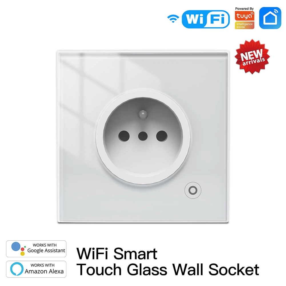 

Настенная розетка с поддержкой Wi-Fi и Google Home