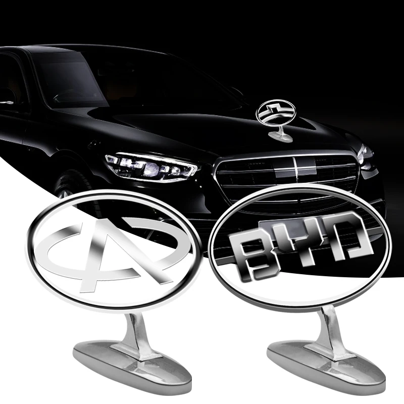 

1pcs Car Front Labeling Metal Sticker 3D Standing Label Engine For Saab 93 95 9 3 5 9-3 9-5 1998 2000 2005 2008 2010 201