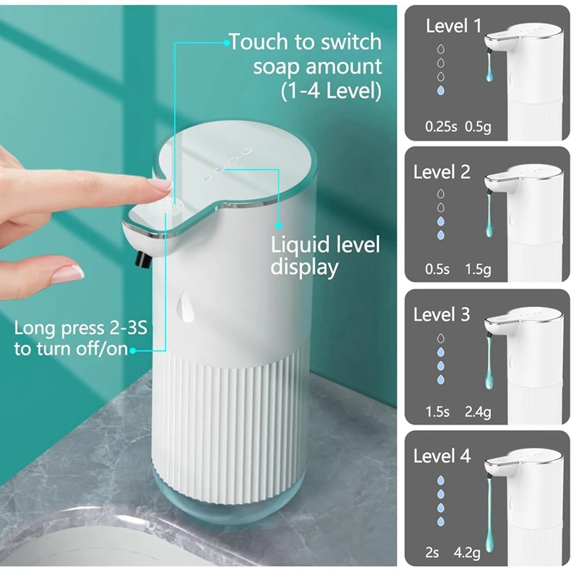 Автоматический Бесконтактный Диспенсер для мыла регулируемый кухни и ванной