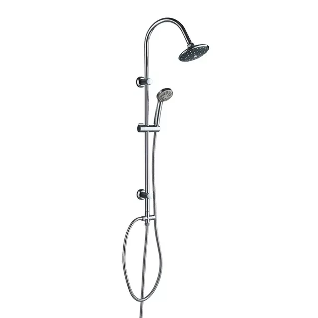 

Bathroom Shower Faucet Set Rainfall Shower Head Tub Spout Faucets Single Handle Mixer Tap Bath Shower L2412