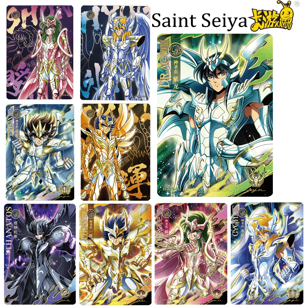 Kayou Saint Seiya Utr Shiryu Hyoga Dohko Thanatos Xing Shi Boy Аниме Коллекционная карта Праздничные подарки