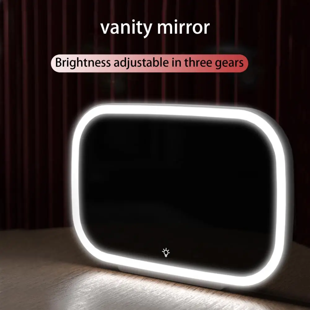 

Not Easy to Break Clip Type 7.8-inch LED Light Visor Mirror for Dorm