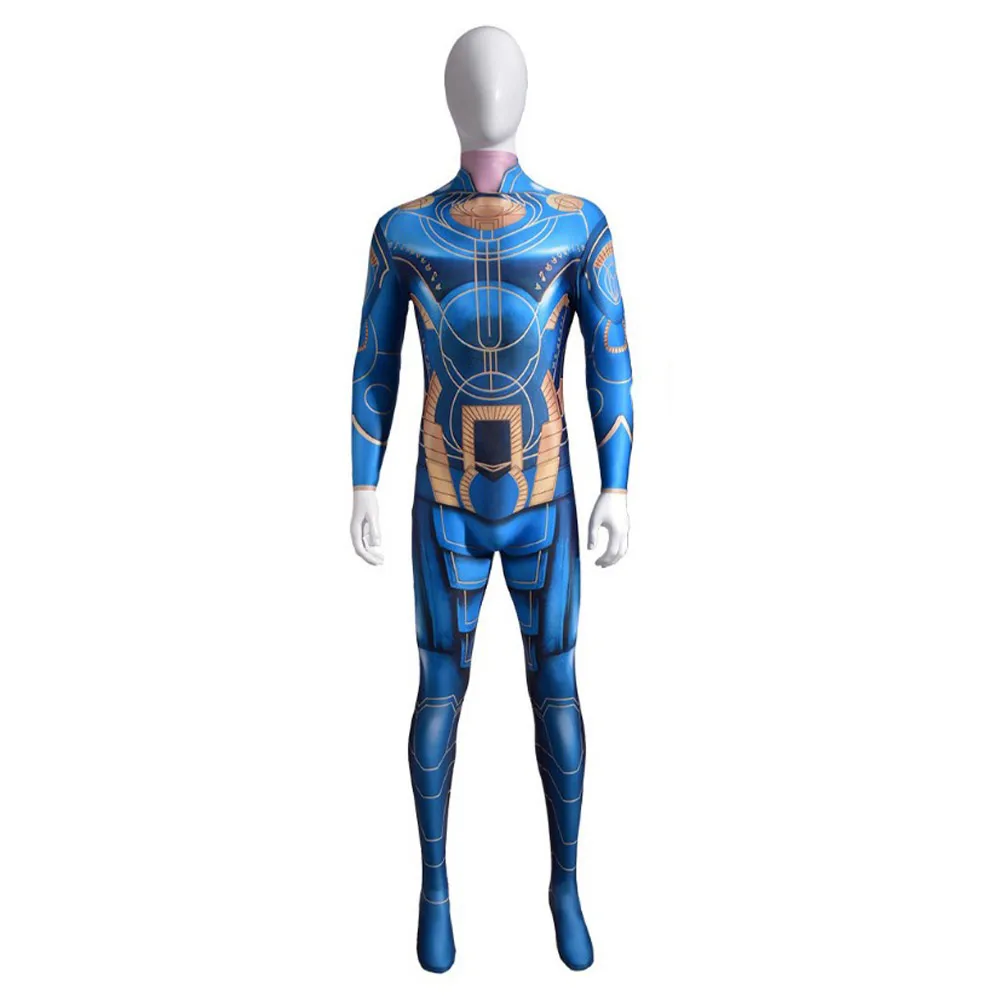 

Eternal Superhero Cosplay Costume Ikaris Blue Battle Jumpsuit Cosplay Costume Outfits Halloween Carnival Suit