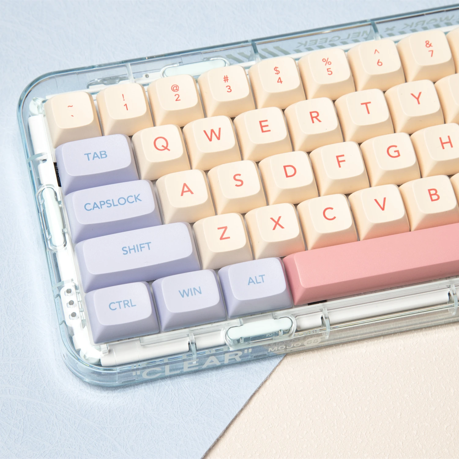 

132 Keys Marshmallow Theme Keycaps PBT Dye Sublimation XDA Profile For MX Switch Mechanical Keyboard IK75 Anne GH60 GK64 Poker