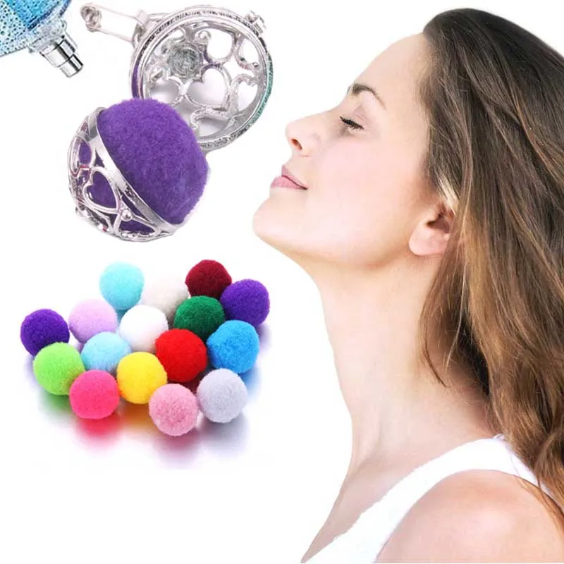 5Pcs/Lot Mixed Color Harmony Balls Necklace Women's Essential Oil Diffuser Music Ball Jewelry Aroma Pendant Gift Wholesale images - 6
