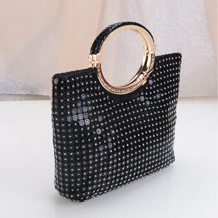 

Популярная сумка Стразы Borneol 2022, вместительная проволочная ограда, красная Портативная сумка с кристаллами, женская сумка-мешок для уживече...